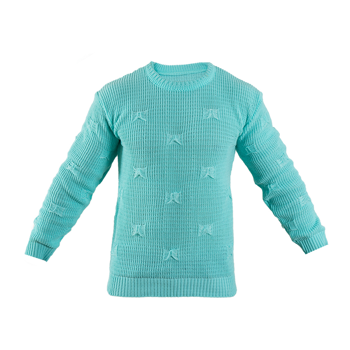 پلیور زاپ دار فیروزه ای مردانه مدلDeta